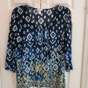 Chico's 3/4 Sleeve Shirt